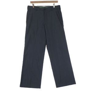 Izod Performx Golf Pants Mens 33x30 (Measures 34x29) Gray Plaid‎ Preppy Casual
